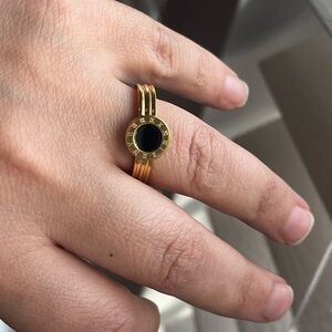 stainless steel Ring gold